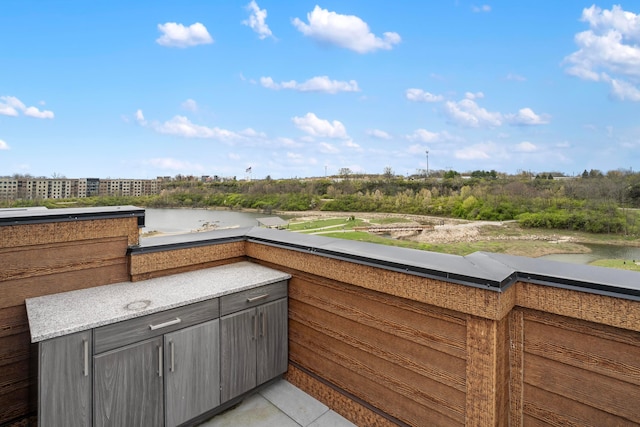 view of patio / terrace featuring a balcony