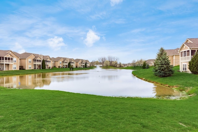 water view with a residential view