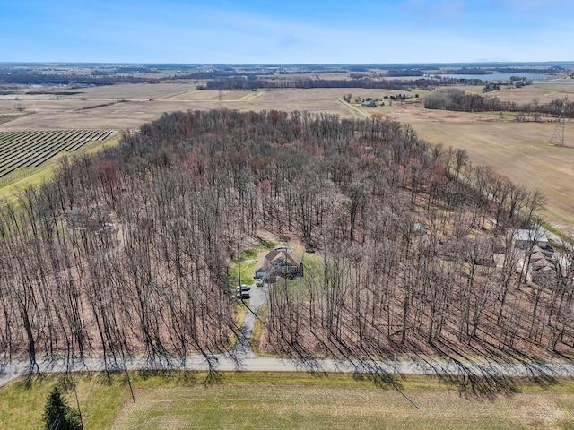 21100 Fleckinger Rd, West Mansfield, OH 43358 - birds eye view of property featuring a rural view