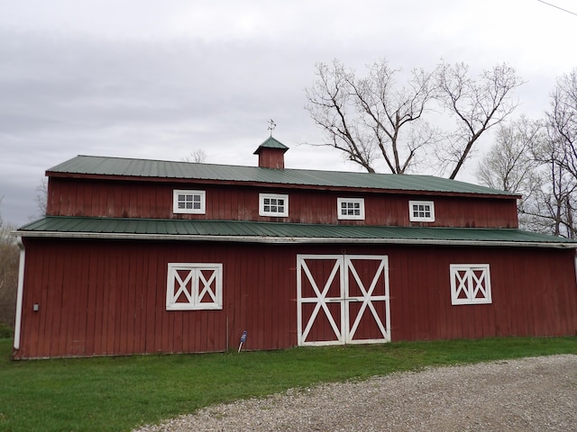 view of barn