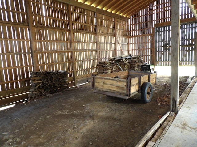 view of stable