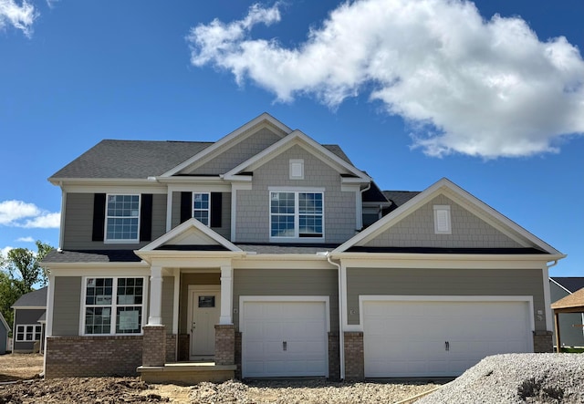 761 Buckeye Cir Lot 2392, Sunbury, OH 43074 - craftsman inspired home featuring brick siding and driveway