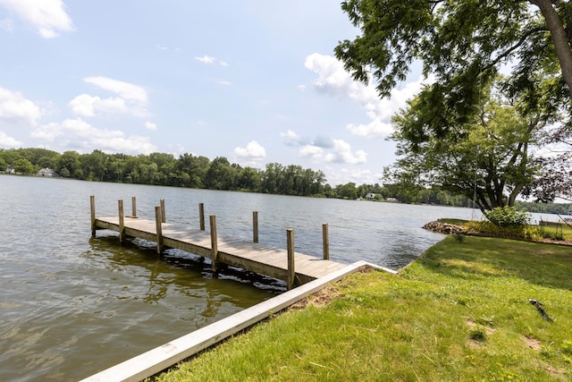 13384 Orchard Is NE, Millersport, OH 43046 - dock with a water view and a yard
