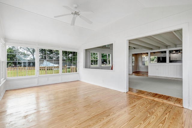 13384 Orchard Is NE, Millersport, OH 43046 - unfurnished sunroom featuring vaulted ceiling