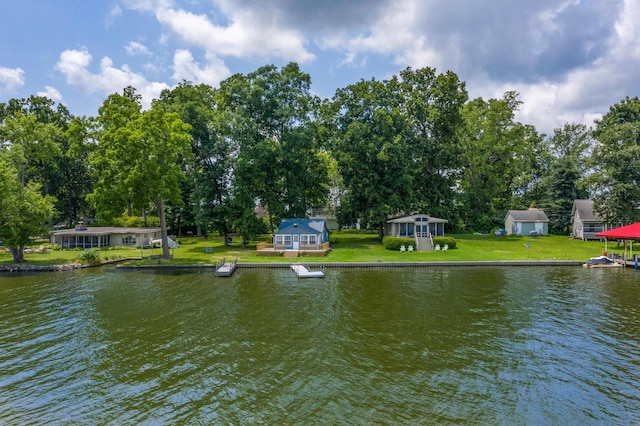 13384 Orchard Is NE, Millersport, OH 43046 - water view featuring a tree filled landscape