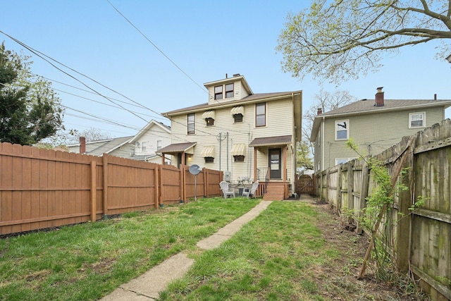 1287 City Park Ave, Columbus, OH 43206 - rear view of property with entry steps
