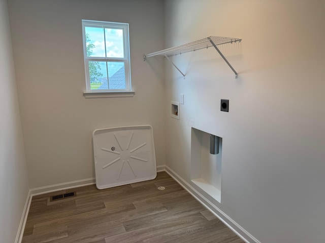 3441 Tender Ave Lot 7157, Powell, OH 43065 - laundry area featuring hookup for a washing machine, wood finished floors, and hookup for an electric dryer