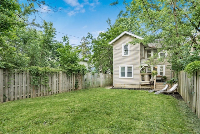 1069 Miller Ave, Columbus, OH 43206 - back of house with a wooden deck