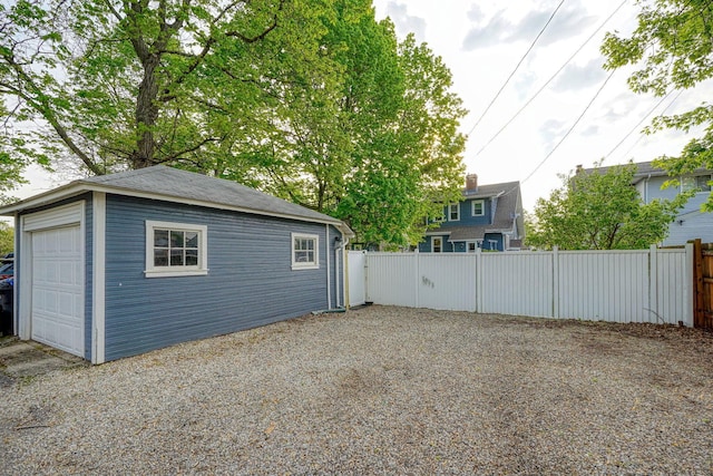 exterior space with fence