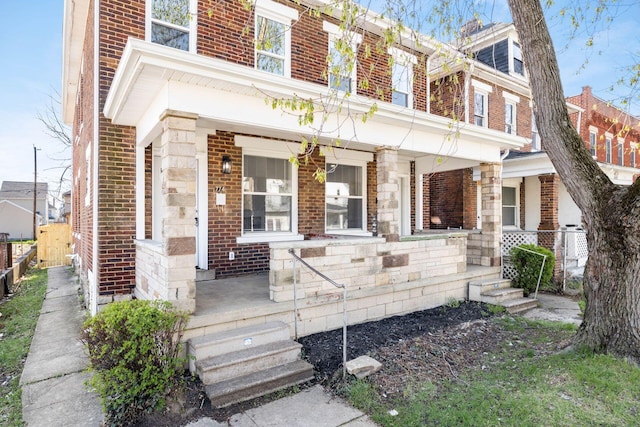 776 S 22nd St Unit 774, Columbus, OH 43206 - multi unit property with brick siding and covered porch