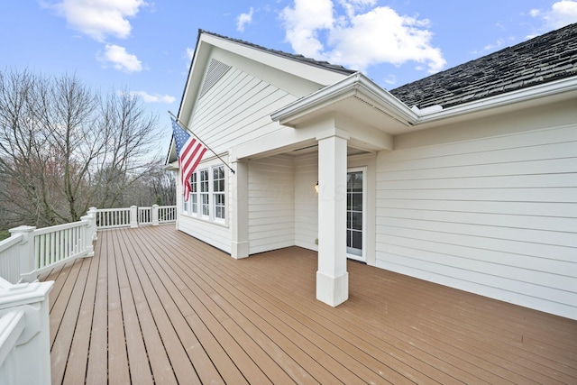 view of deck