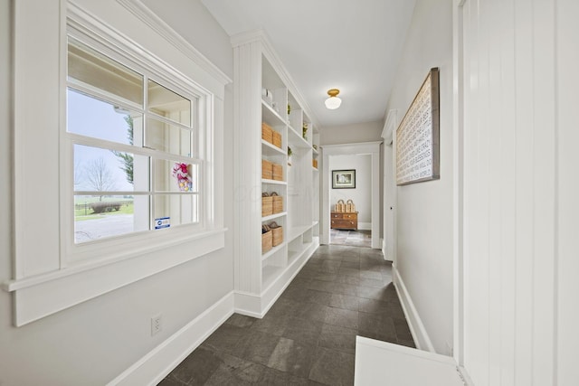 hall with baseboards