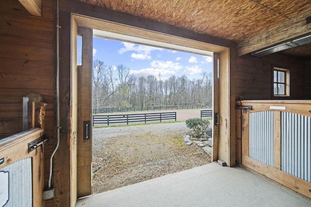 view of stable