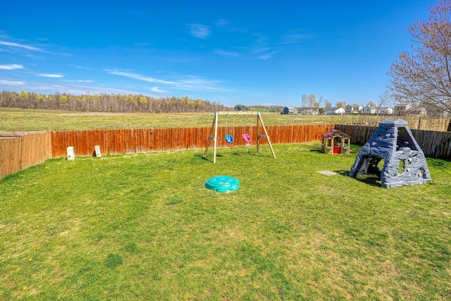 2655 Cross Creek Ave, Lancaster, OH 43130 - view of play area with a yard and fence