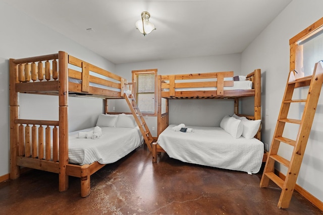 19990 Sowers Rd, Laurelville, OH 43135 - bedroom with baseboards and concrete flooring