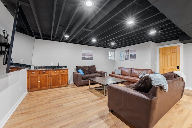 19990 Sowers Rd, Laurelville, OH 43135 - living area with light wood-style floors and baseboards