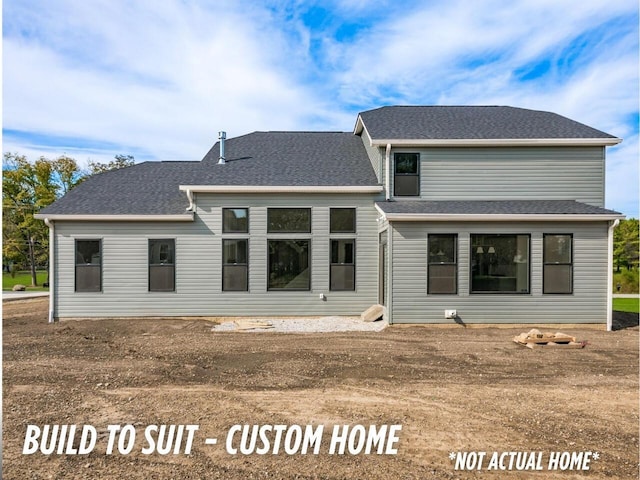1736 Harvey Ln, Grove City, OH 43123 - back of house with a shingled roof