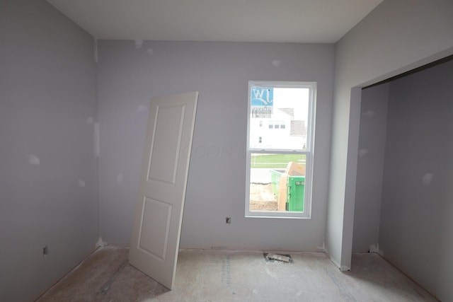 view of unfurnished bedroom