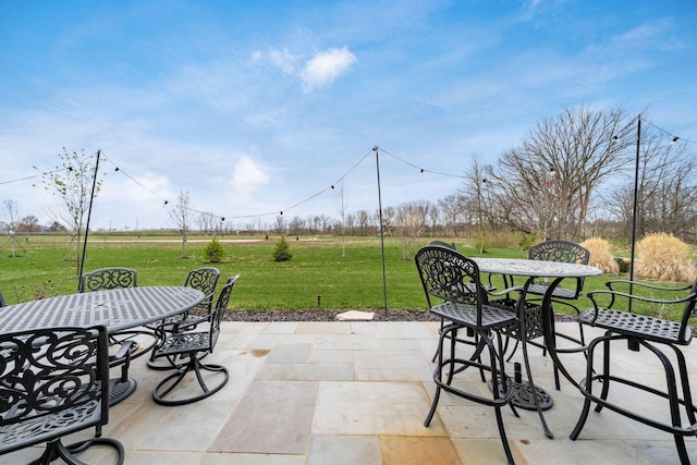 8688 Eliot Dr, Plain City, OH 43064 - view of patio featuring outdoor dining area