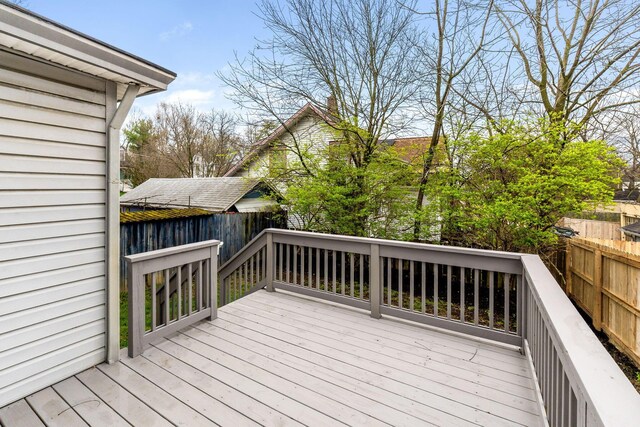 300 N Franklin St, Delaware, OH 43015 - deck featuring fence