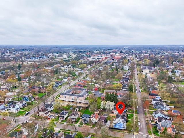 300 N Franklin St, Delaware, OH 43015 - drone / aerial view featuring a residential view
