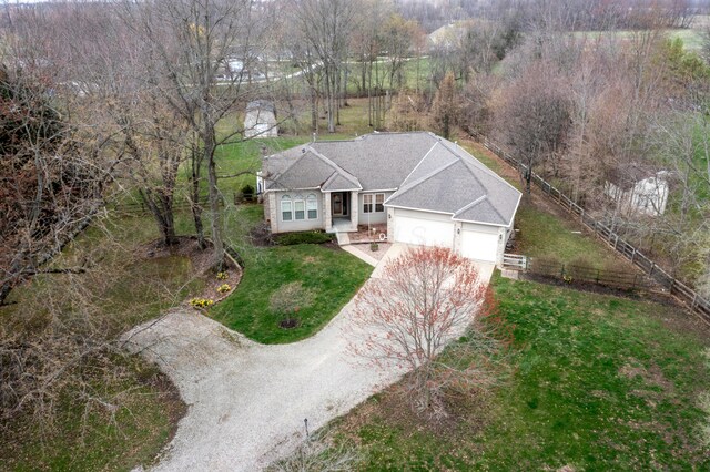 drone / aerial view