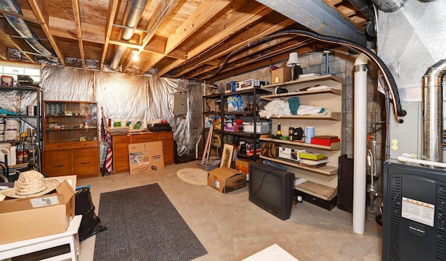 storage with electric panel