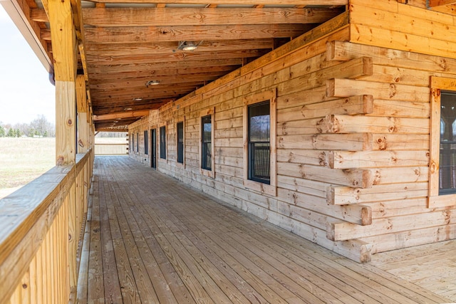 view of deck