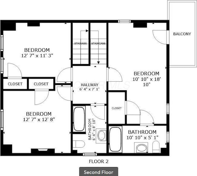 444 S 22nd St, Columbus, OH 43205 - property floor plan