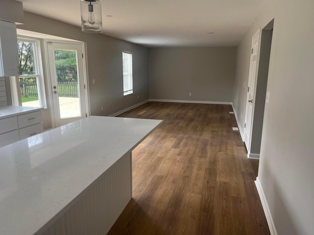 796 Village Park Dr, Powell, OH 43065 - interior space featuring baseboards and wood finished floors