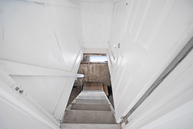 view of staircase