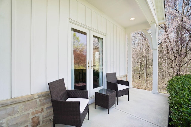 6795 Macneil Dr, Dublin, OH 43017 - view of patio with french doors