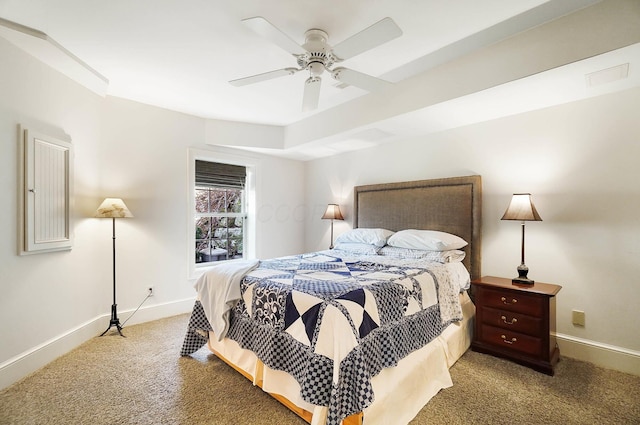 6795 Macneil Dr, Dublin, OH 43017 - carpeted bedroom featuring ceiling fan and baseboards