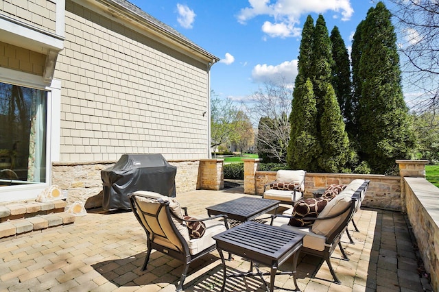 6795 Macneil Dr, Dublin, OH 43017 - view of patio / terrace featuring a grill