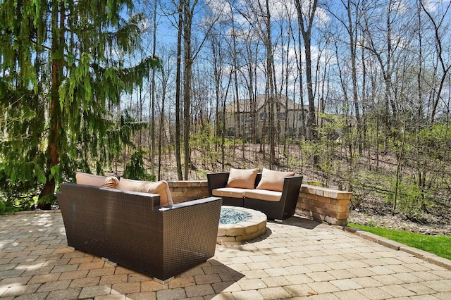 6795 Macneil Dr, Dublin, OH 43017 - view of patio / terrace featuring an outdoor hangout area