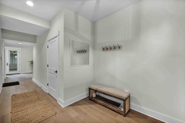 362-366 Zimpfer St Unit 1-3, Columbus, OH 43206 - hallway with hardwood / wood-style floors and baseboards