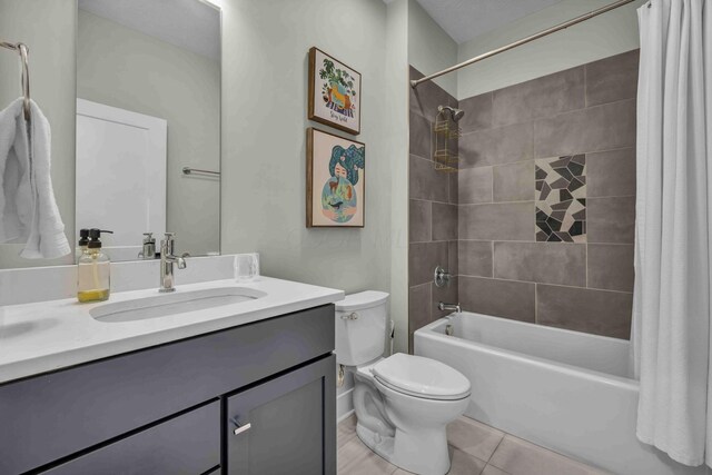 362-366 Zimpfer St Unit 1-3, Columbus, OH 43206 - full bath featuring toilet, tile patterned floors, shower / bath combo, and vanity