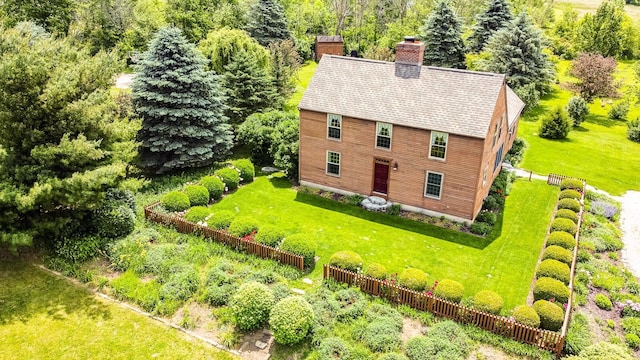 18261 Boundary Rd, Richwood, OH 43344 - aerial view of property and surrounding area featuring a tree filled landscape