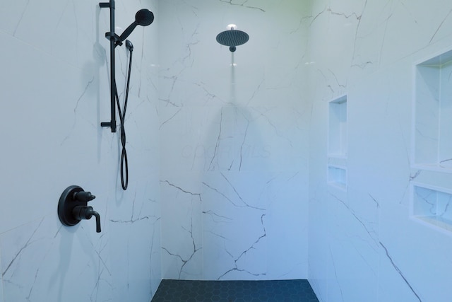 3597 Country Club Rd SW, Lancaster, OH 43130 - bathroom view of a marble finish shower