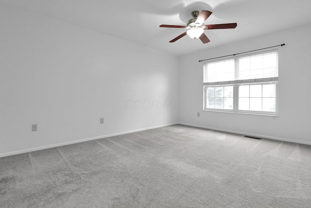 4899 Common Market Pl, Dublin, OH 43016 - carpeted empty room with ceiling fan and baseboards