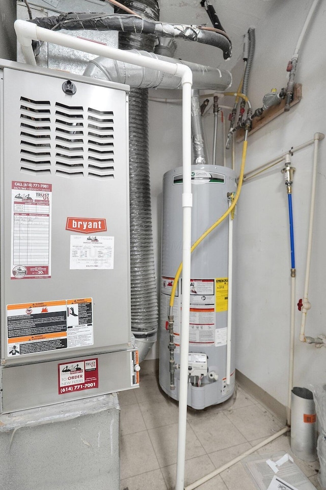 4899 Common Market Pl, Dublin, OH 43016 - utilities with gas water heater and heating unit