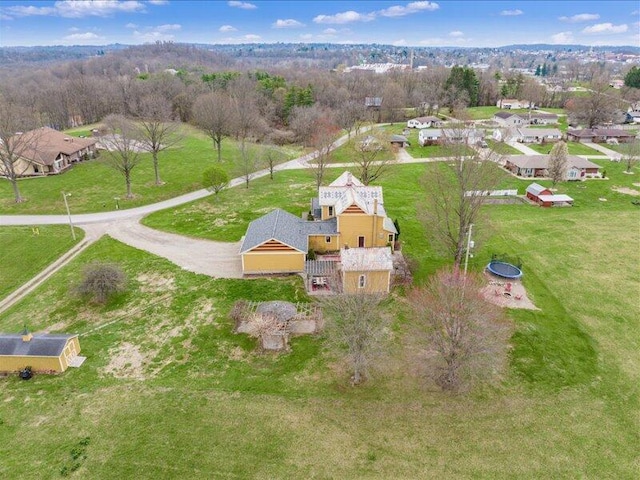 bird's eye view featuring a residential view