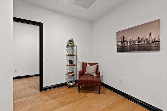 225 John H Mcconnell Blvd Unit 705, Columbus, OH 43215 - living area featuring wood finished floors and baseboards