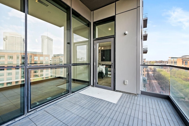 225 John H Mcconnell Blvd Unit 705, Columbus, OH 43215 - balcony with a view of city and visible vents
