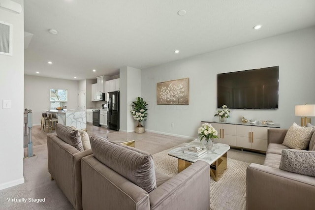 858 Blackcomb Dr, Cincinnati, OH 45244 - living room with recessed lighting and baseboards
