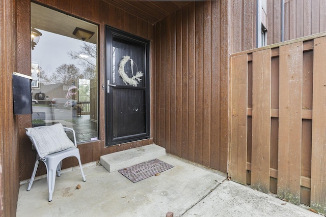 view of entrance to property