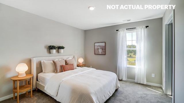 1789 Jacko Ln, Circleville, OH 43113 - bedroom with carpet, visible vents, and baseboards