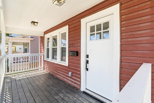 271 S Terrace Ave, Columbus, OH 43204 - wooden deck with a porch