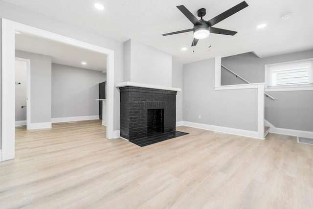 271 S Terrace Ave, Columbus, OH 43204 - unfurnished living room with visible vents, baseboards, and wood finished floors