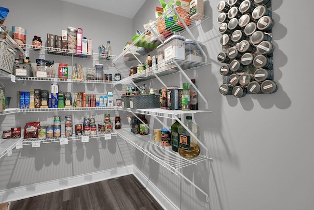 view of pantry